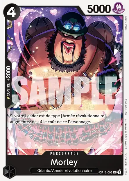 Morley, carte One Piece OP12-093 — extension L'HÉRITAGE DU MAÎTRE