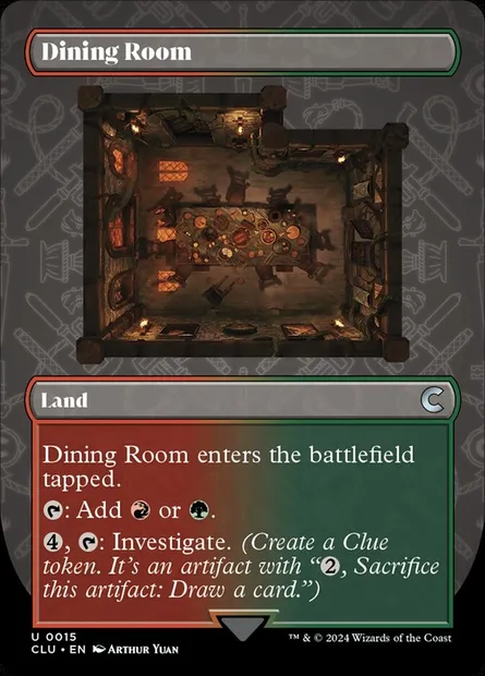 Dining Room, carte Magic CLU 15 — extension Ravnica: Clue Edition