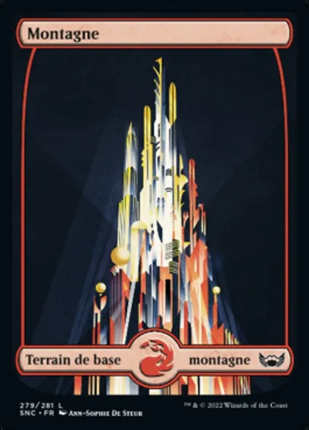 Montagne, carte Magic SNC 279 — extension Les rues de la Nouvelle-Capenna