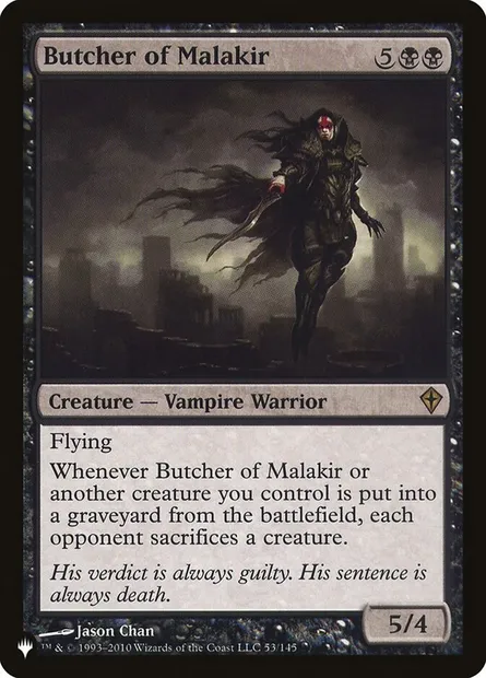 Boucher de Malakir, carte Magic PLST WWK-53 — extension The List
