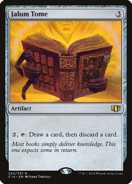 Jalum Tome, Magic card C14 242 — Commander 2014 set
