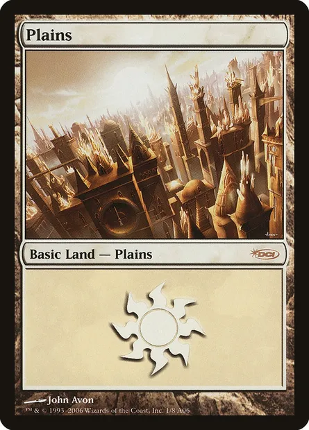 Plains, Magic card PAL06 1 — Arena League 2006 set
