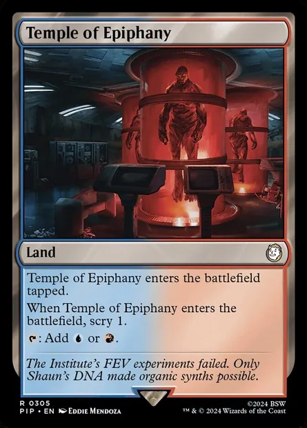 Temple of Epiphany, Magic card PIP 305 — Fallout set