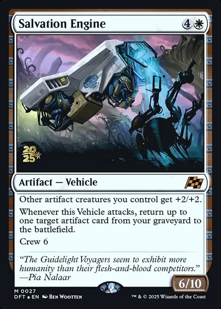 Salvation Engine, Magic card PDFT 27s — Aetherdrift Promos set