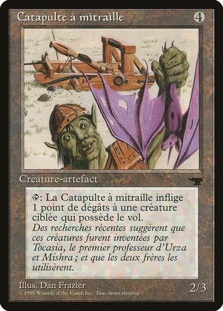 Catapulte à mitraille, carte Magic REN 143 — extension Renaissance