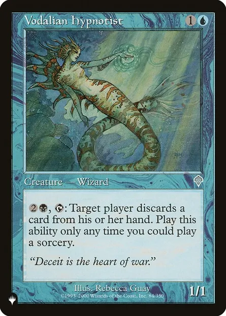 Hypnotiseuse vodaliane, carte Magic PLST INV-84 — extension The List