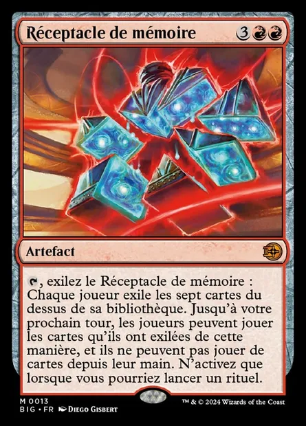 Réceptacle de mémoire, carte Magic BIG 13 — extension The Big Score