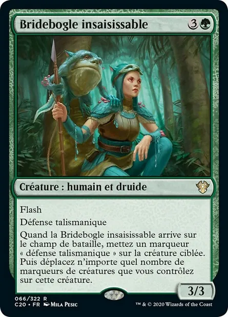 Bridebogle insaisissable, carte Magic C20 66 — extension Commander 2020