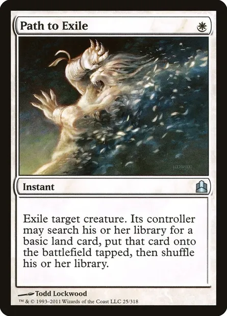 Path to Exile, Magic card CMD 25 — Commander 2011 set