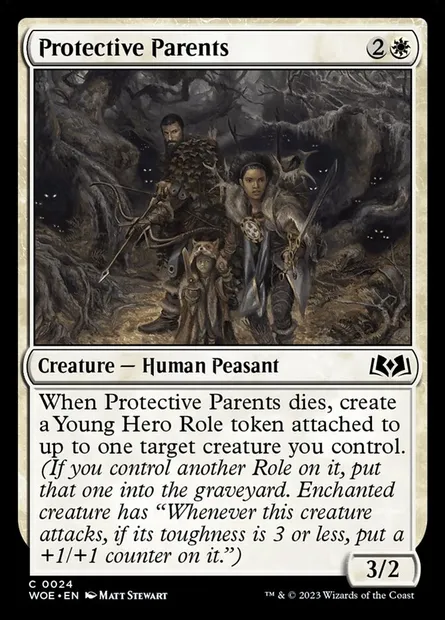 Protective Parents, Magic card WOE 24 — Wilds of Eldraine set
