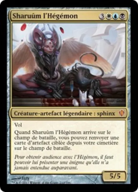 Sharuûm l'Hégémon, carte Magic C13 212 — extension Commander 2013