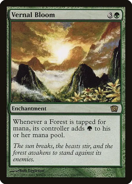 Vernal Bloom, Magic card 8ED 286★ — Eighth Edition set