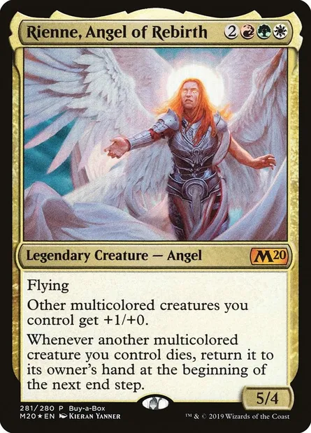Rienne, Angel of Rebirth, Magic card M20 281 — Core Set 2020 set