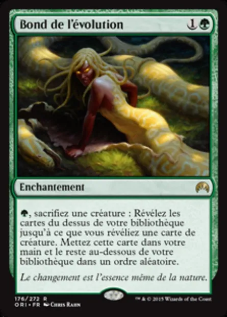 Bond de l'évolution, carte Magic ORI 176 — extension Magic Origines