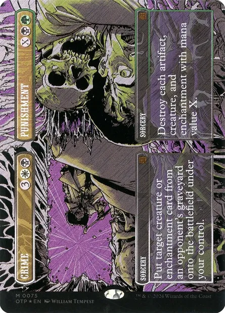 Crime // Punishment, Magic card OTP 75 — Breaking News set