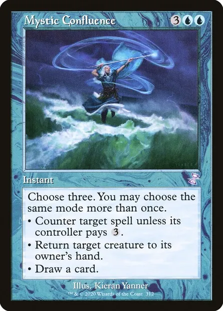 Mystic Confluence, Magic card TSR 312 — Time Spiral Remastered set