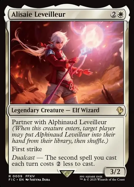 Alisaie Leveilleur, Magic card FIC 9 — Final Fantasy Commander set