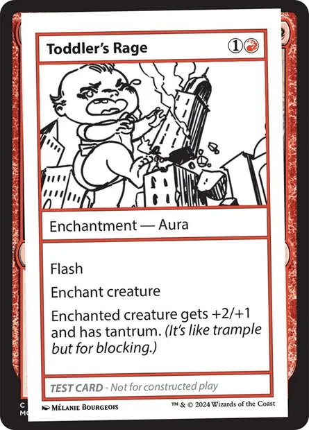 Toddler's Rage, Magic card MB2 568 — Mystery Booster 2 set