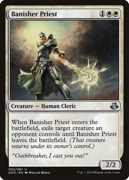 Banisher Priest, Magic card DDO 2 — Duel Decks: Elspeth vs. Kiora set