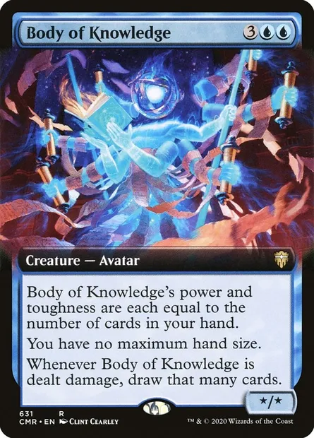 Body of Knowledge, Magic card CMR 631 — Commander Legends set