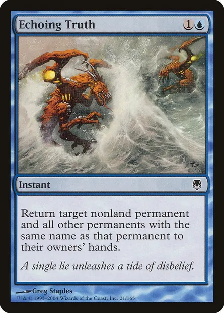 Vérité résonnante, carte Magic DST 21 — extension Sombracier