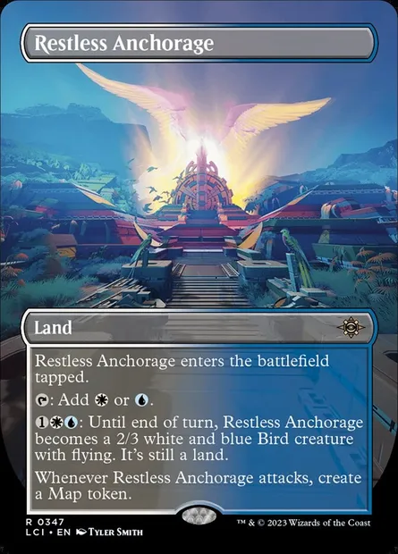 Restless Anchorage, Magic card LCI 347 — The Lost Caverns of Ixalan set