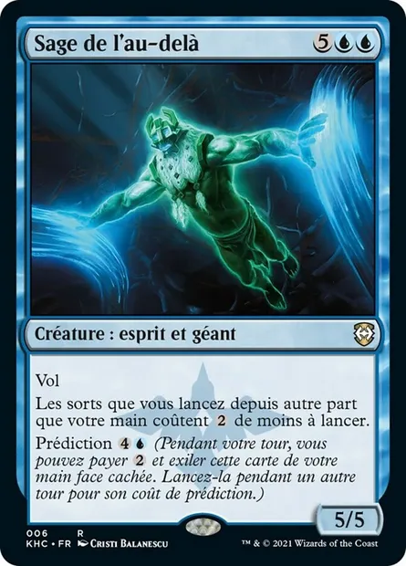 Sage de l'au-delà, carte Magic KHC 6 — extension Kaldheim Commander