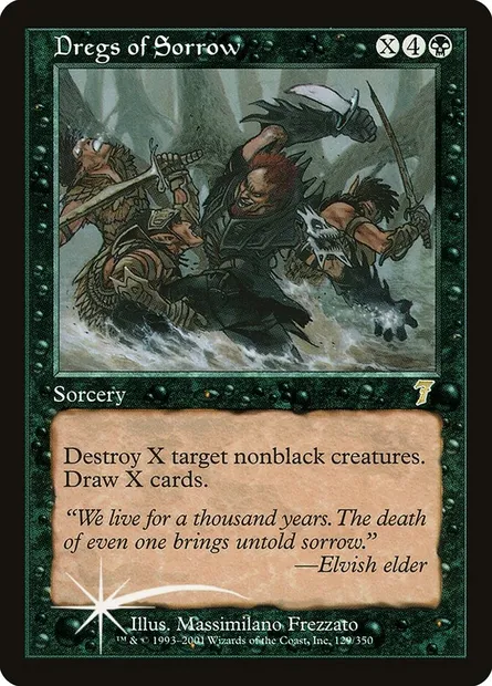 Dregs of Sorrow, Magic card 7ED 129★ — Seventh Edition set