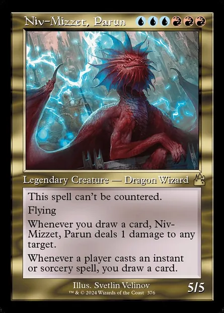 Niv-Mizzet, Parun, Magic card RVR 376 — Ravnica Remastered set