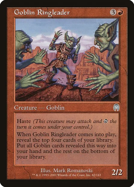 Goblin Ringleader, Magic card APC 62 — Apocalypse set