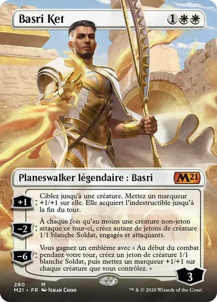 Basri Ket, carte Magic M21 280 — extension Core Set 2021