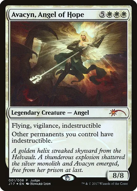 Avacyn, ange de l'espoir, carte Magic J17 1 — extension Judge Gift Cards 2017