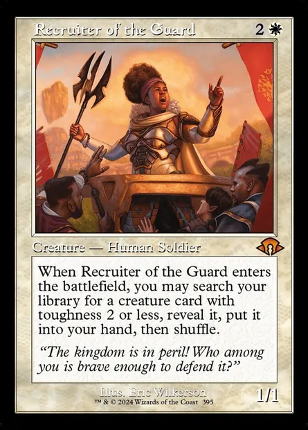 Recruiter of the Guard, Magic card MH3 395 — Modern Horizons 3 set