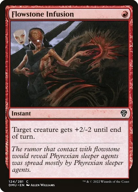 Flowstone Infusion, Magic card DMU 124 — Dominaria United set