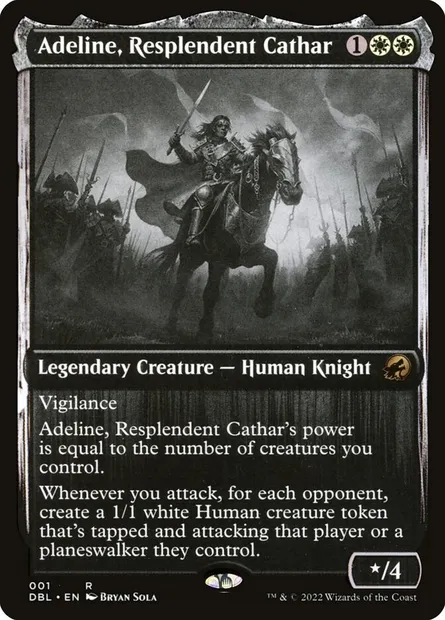 Adeline, Resplendent Cathar, Magic card DBL 1 — Innistrad: Double Feature set