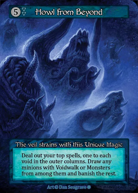 Howl from Beyond, carte Sorcery GOT 258 — extension Gothic