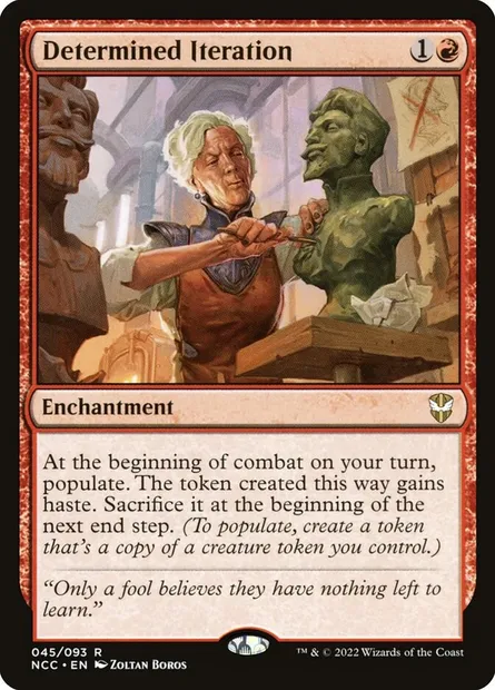 Determined Iteration, Magic card NCC 45 — New Capenna Commander set