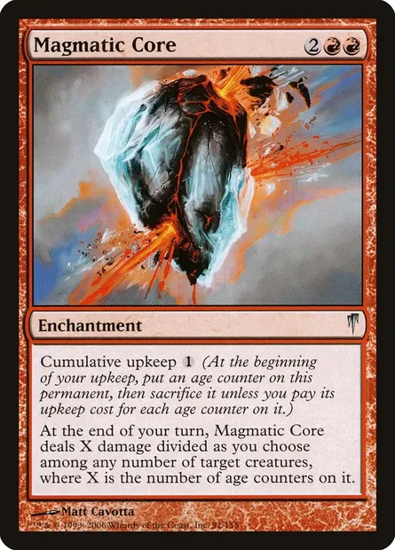 Magmatic Core, Magic card CSP 91 — Coldsnap set