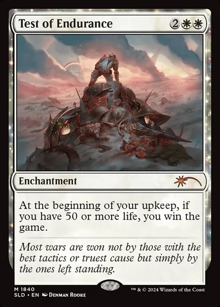 Test d'endurance, carte Magic SLD 1840 — extension Secret Lair Drop