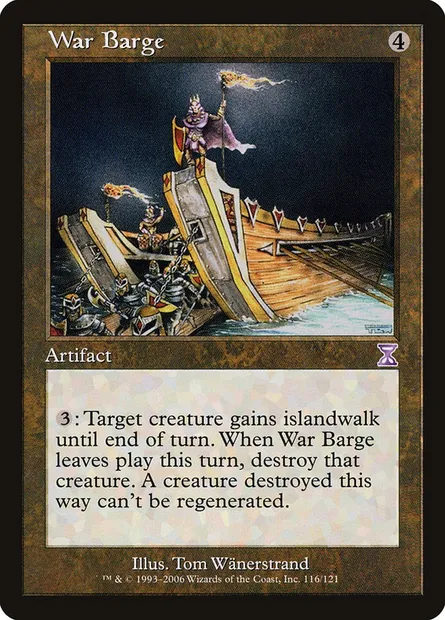 War Barge, Magic card TSB 116 — Time Spiral Timeshifted set