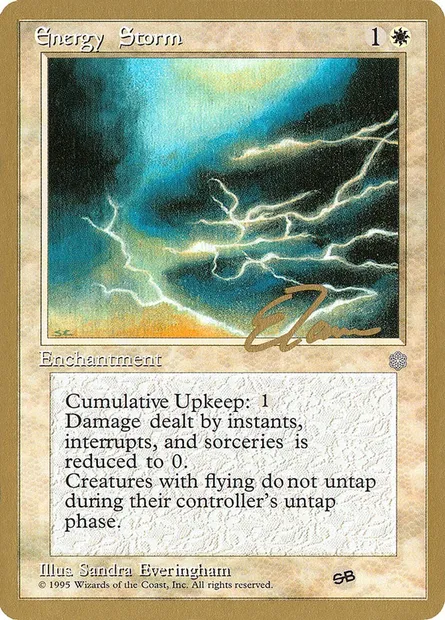 Energy Storm, Magic card PTC et24sb — Pro Tour Collector Set set