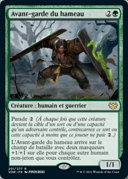 Avant-garde du hameau, carte Magic VOW 201 — extension Innistrad : noce écarlate