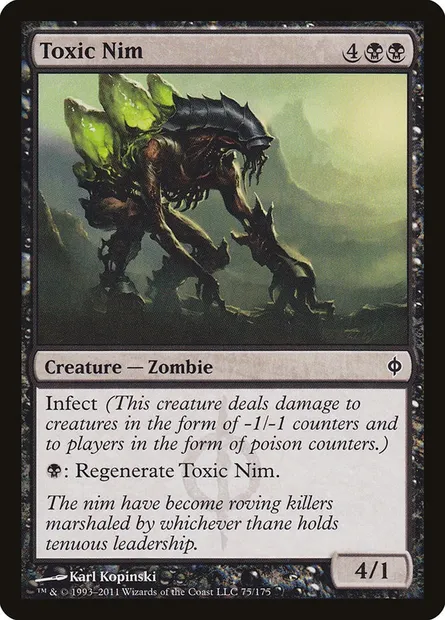 Toxic Nim, Magic card NPH 75 — New Phyrexia set