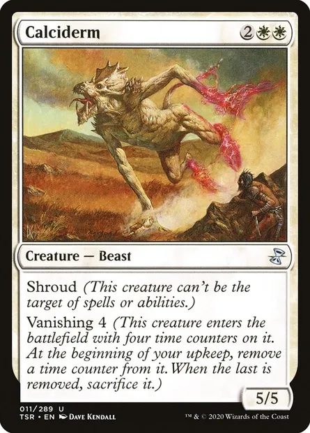 Calciderm, Magic card TSR 11 — Time Spiral Remastered set