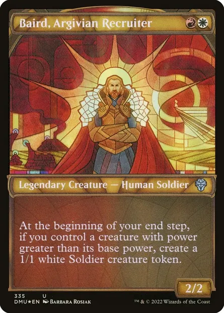 Baird, Argivian Recruiter, Magic card DMU 335 — Dominaria United set