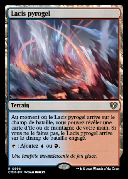 Lacis pyrogel, carte Magic CMM 998 — extension Commander Masters