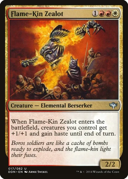 Zélateur sangpyre, carte Magic DDN 17 — extension Duel Decks: Speed vs. Cunning