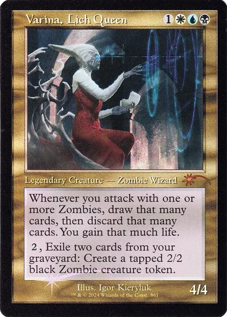 Varina, Lich Queen, Magic card SLD 861 — Secret Lair Drop set