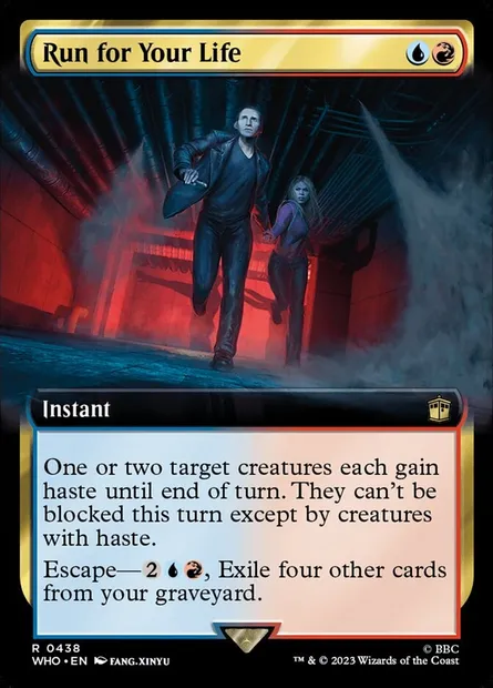Run for Your Life, Magic card WHO 438 — Doctor Who set