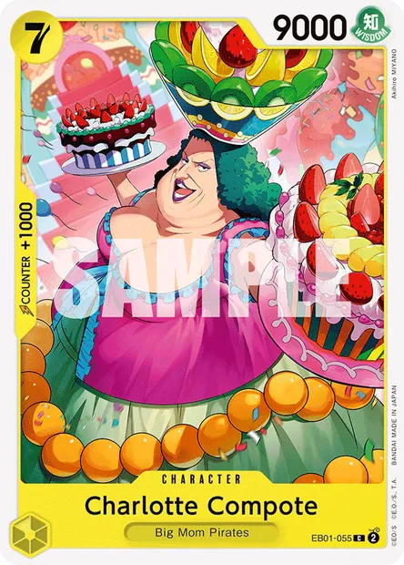 Charlotte Compote, carte One Piece EB01-055 — extension MEMORIAL COLLECTION